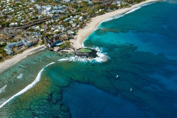 vue aerienne boucan canot ile de la reunion